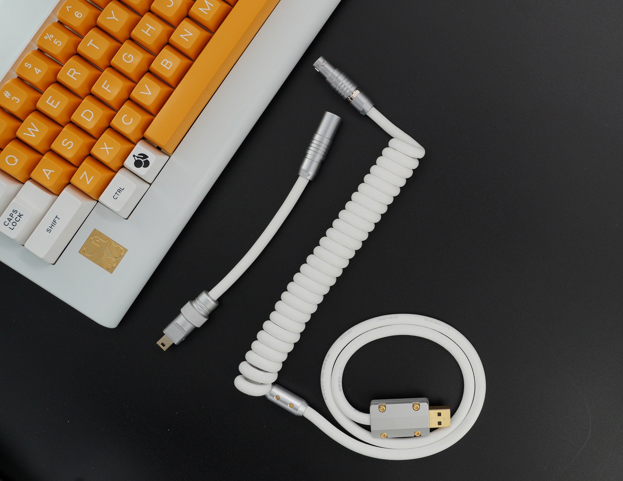 Keyboard Cable Coiled Cable Custom Cable Detachable USB C Etsy
