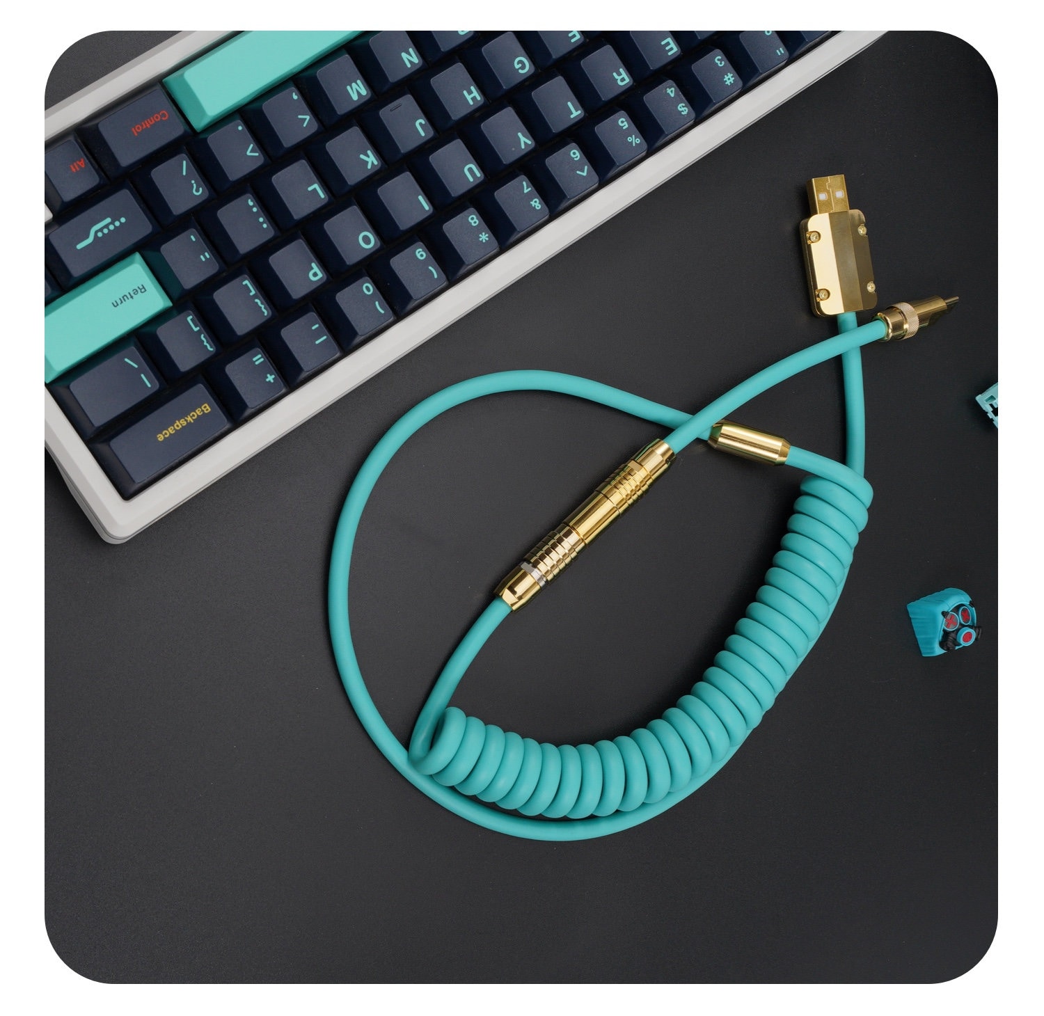 Keyboard Cable Coiled Cable Custom Cable Detachable USB C Etsy UK