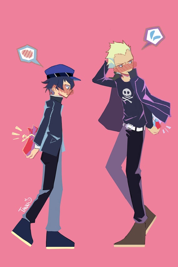Persona 4 Kanji and Naoto - Etsy