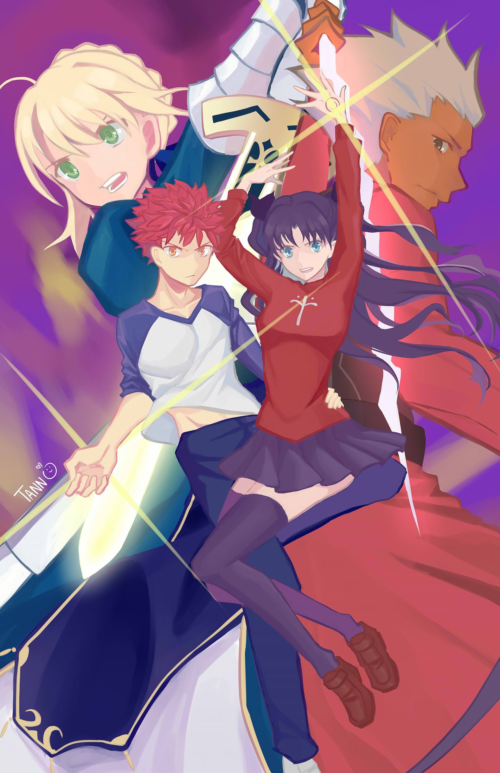 Fate stay night Realta Nua販促ポスター　セット 51qbBRr0WDL._AC_SY200_QL15_.jpg