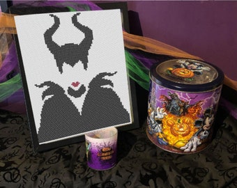Maleficent PDF cross stitch file
