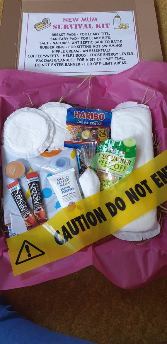 New Mum Survival Kit/letterbox Gifts /baby Shower /funny Gift /new