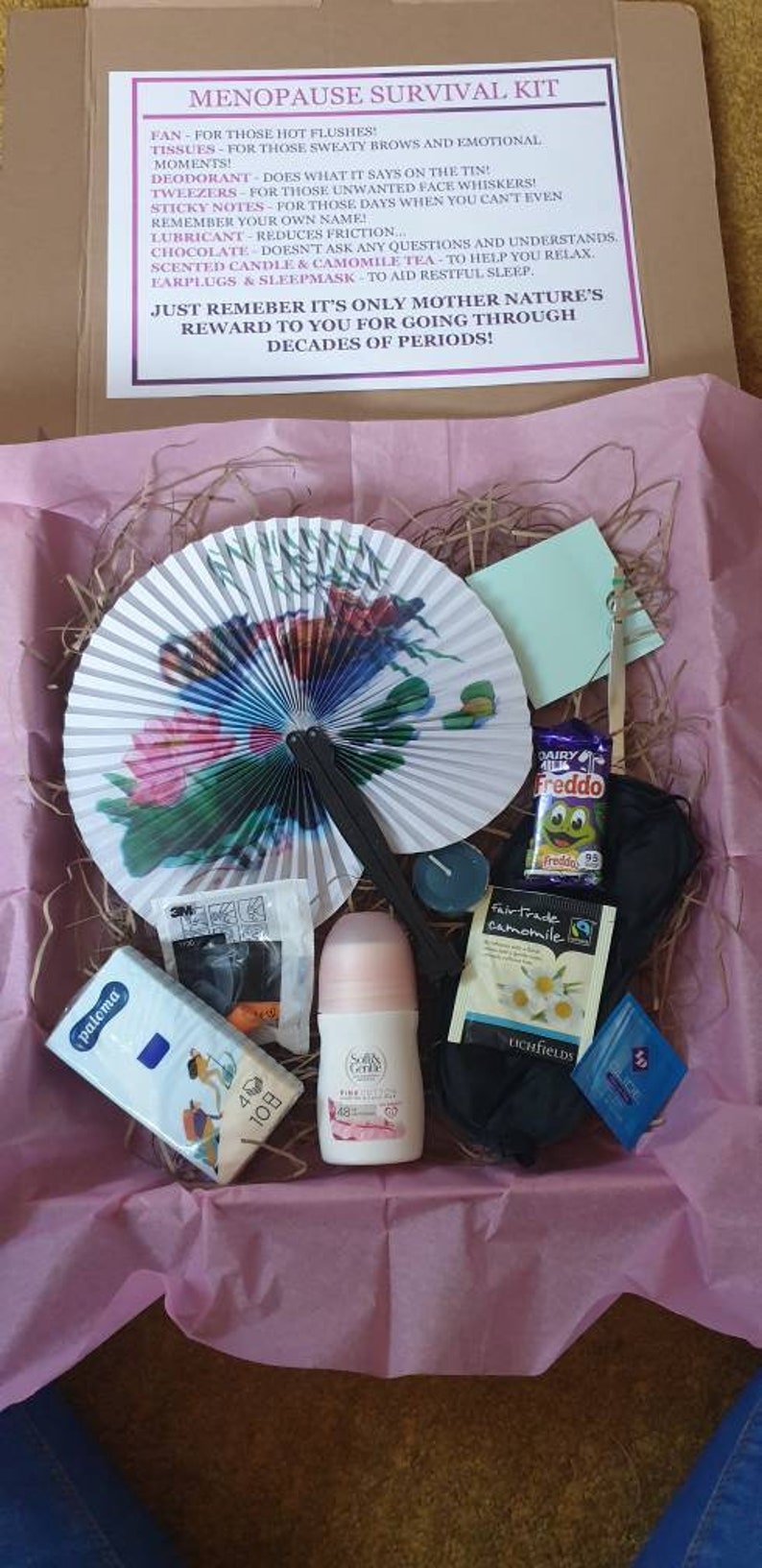 Menopause Survival Kit /letterbox Gifts /funny Gift/birthday Present