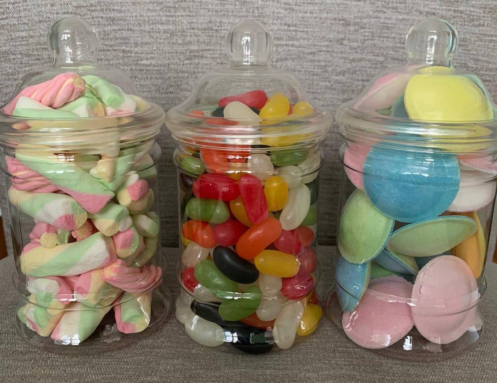 3 pre filled sweet jars/birthday present /kids party/special Etsy