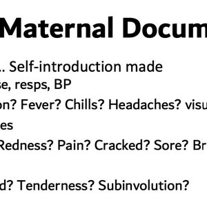Postnatal Clinical Placement Bundle
