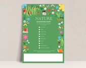 Nature Scavenger Hunt Game, Bug Party Activity (Printable)