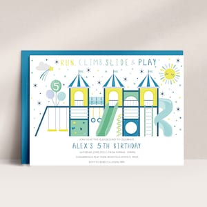 Invitation à une fête au parc, Invitation à un anniversaire sur un terrain de jeu, Invitation à un anniversaire au parc, Invitation à une fête au parc pour enfants, Invitation à une fête en plein air, D32