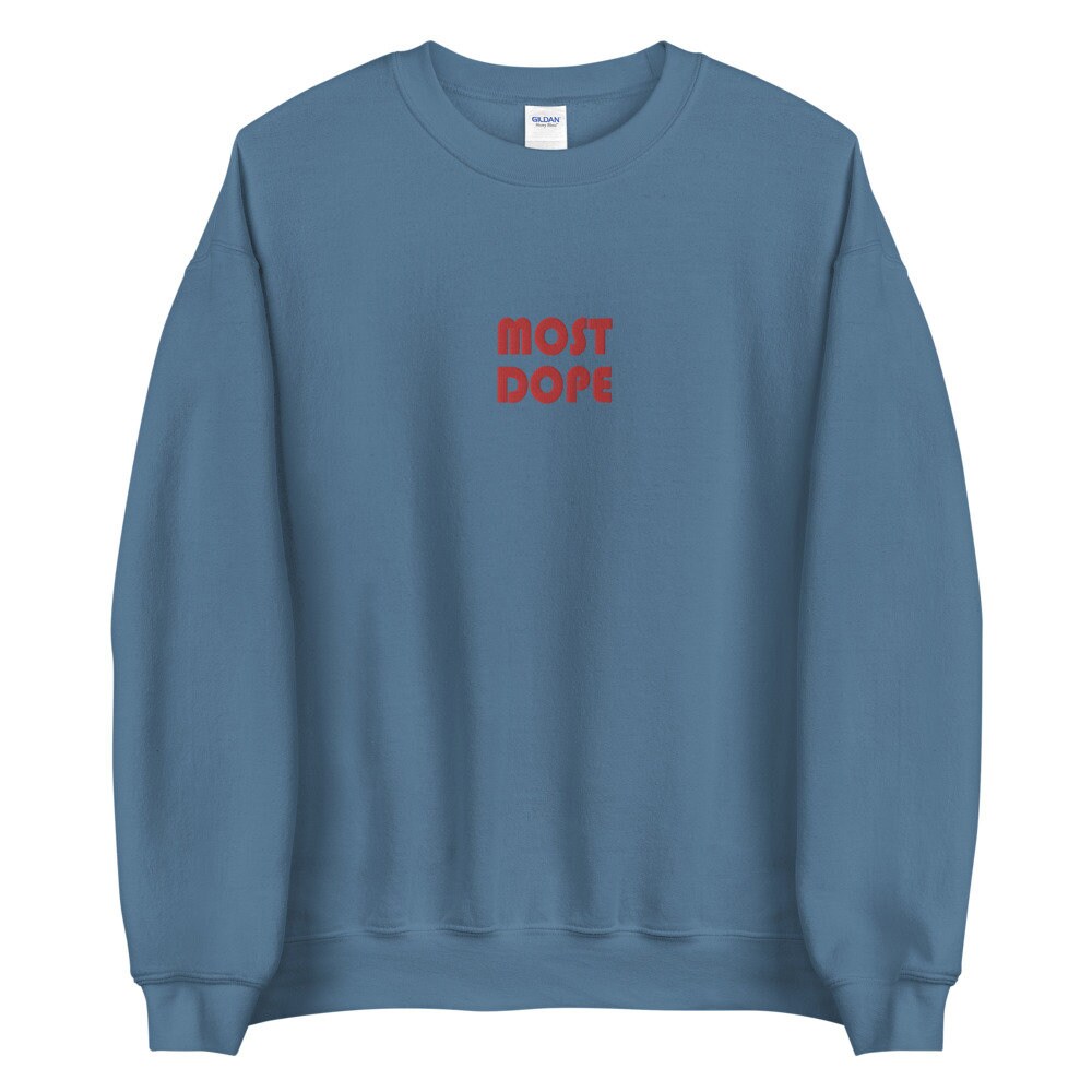 Mac Miller Most Dope Embroidered Unisex Crewneck Sweatshirt | Etsy