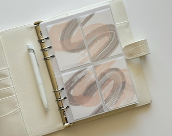 Self-adhesive Card Holder - Holds Task Cards, Journal Cards, Mini Stickers.  Minimal and Functional Planning. - Etsy