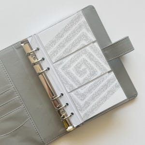 Clear 3 pocket card holder PERSONAL rings planner accessories credit card sleeve carrier business card plastic pouch for planner lover gift