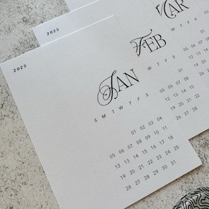 Tarjetas de diario 2025, tarjetas de planificación minimalistas de 12 meses, conjunto de calendario, tarjetas de tablero de visión, citas inspiradoras, tarjetas de planificación de bolsillo, regalo para ella