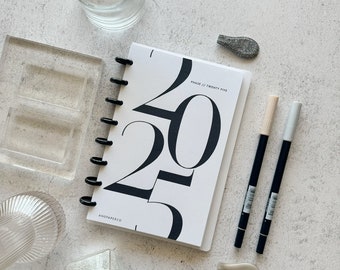2025 planner dashboard minimalist  a5 insert planner dashboard decor set handmade planner gift for planner lover