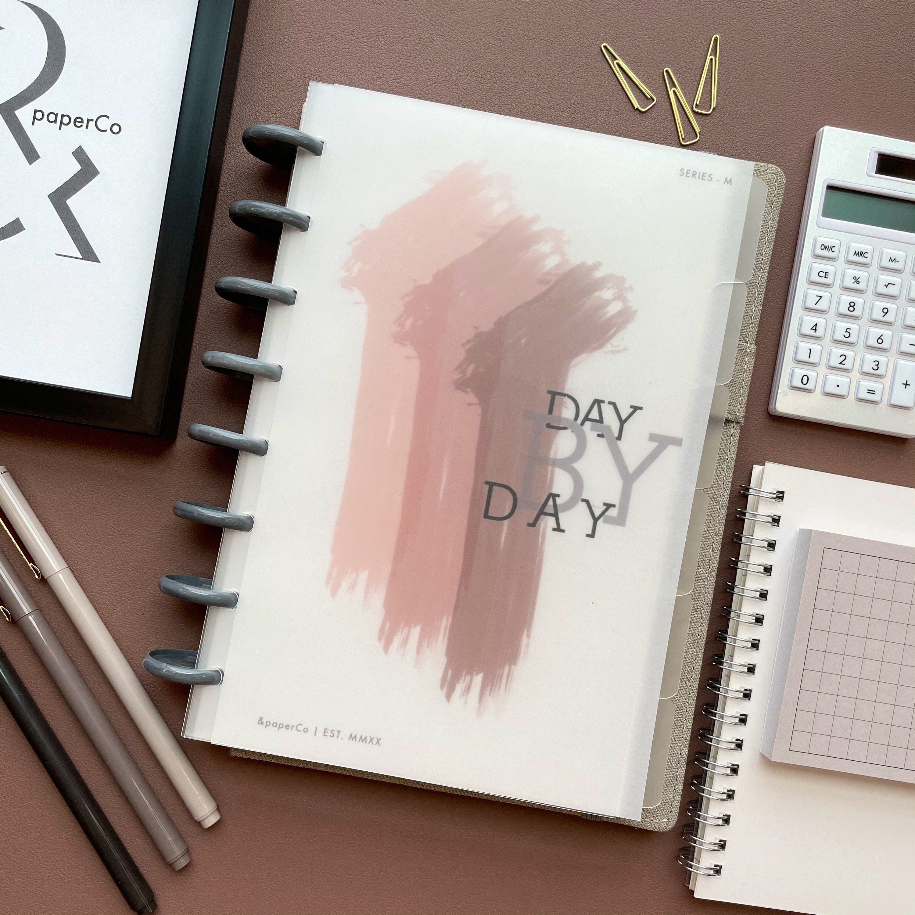 Vellum MINIMALIST PLANNER DASHBOARD Custom Planner Inserts Etsy