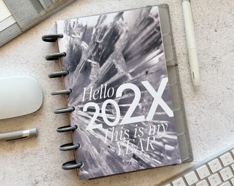 Luxe photo minimalist vellum planner insert A5 planner decor set personalized A5 planner dashboard elegant planner gift for planner lover