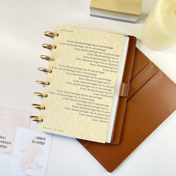 Parchment Minimalist Planner Dashboard Custom Planner Inserts Etsy