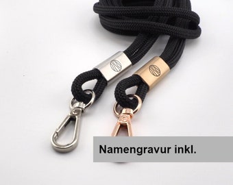 Personalisierbares Schlüsselband in 4 Varianten mit Karabiner, Hand Made FOR YOU & FRIENDS