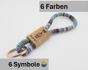 Schlüsselanhänger im Boho Style in 6 Farben,  Hand Made FOR YOU & FRIENDS