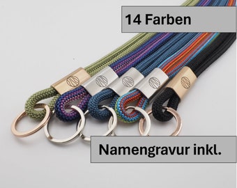 Lanyard, lanyard, sleutelhanger in 14 varianten van zeer robuust lint, handgemaakt VOOR JOU & VRIENDEN