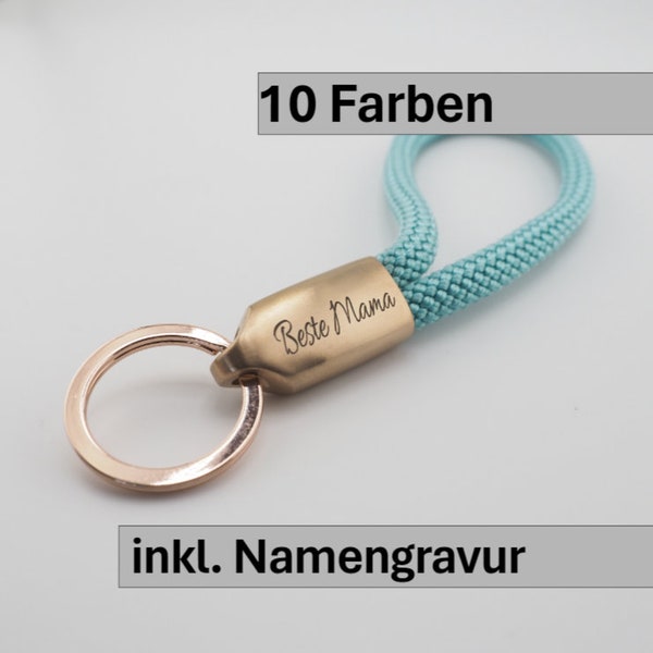 Schlüsselanhänger mit kostenfreier Gravur-Option in 10 Farben, Hand Made FOR YOU & FRIENDS