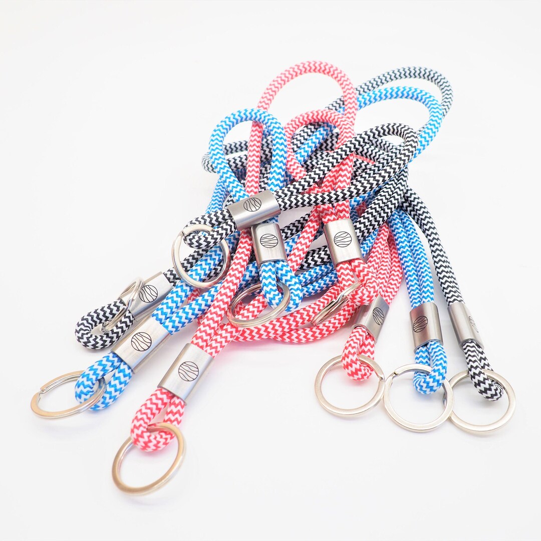 Nautical Lanyard Key Fob Anchor Strap Sailing Rope in 3 Etsy