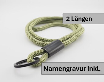 Lanyard, Schlüsselband, Schlüsselanhänger in 2 Längen und Namengravur aus sehr robustem Band, Hand Made FOR YOU & FRIENDS