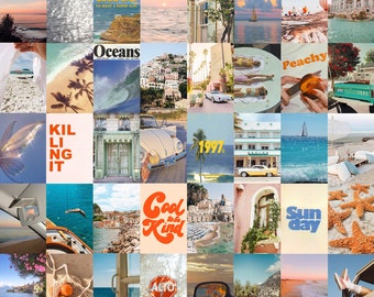 Retro Beach Photo Etsy retro beach photo etsy