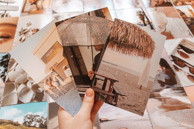 Preppy COLLAGE Kit Beige 100 Dreamy kit Collage Wall Kit | Etsy