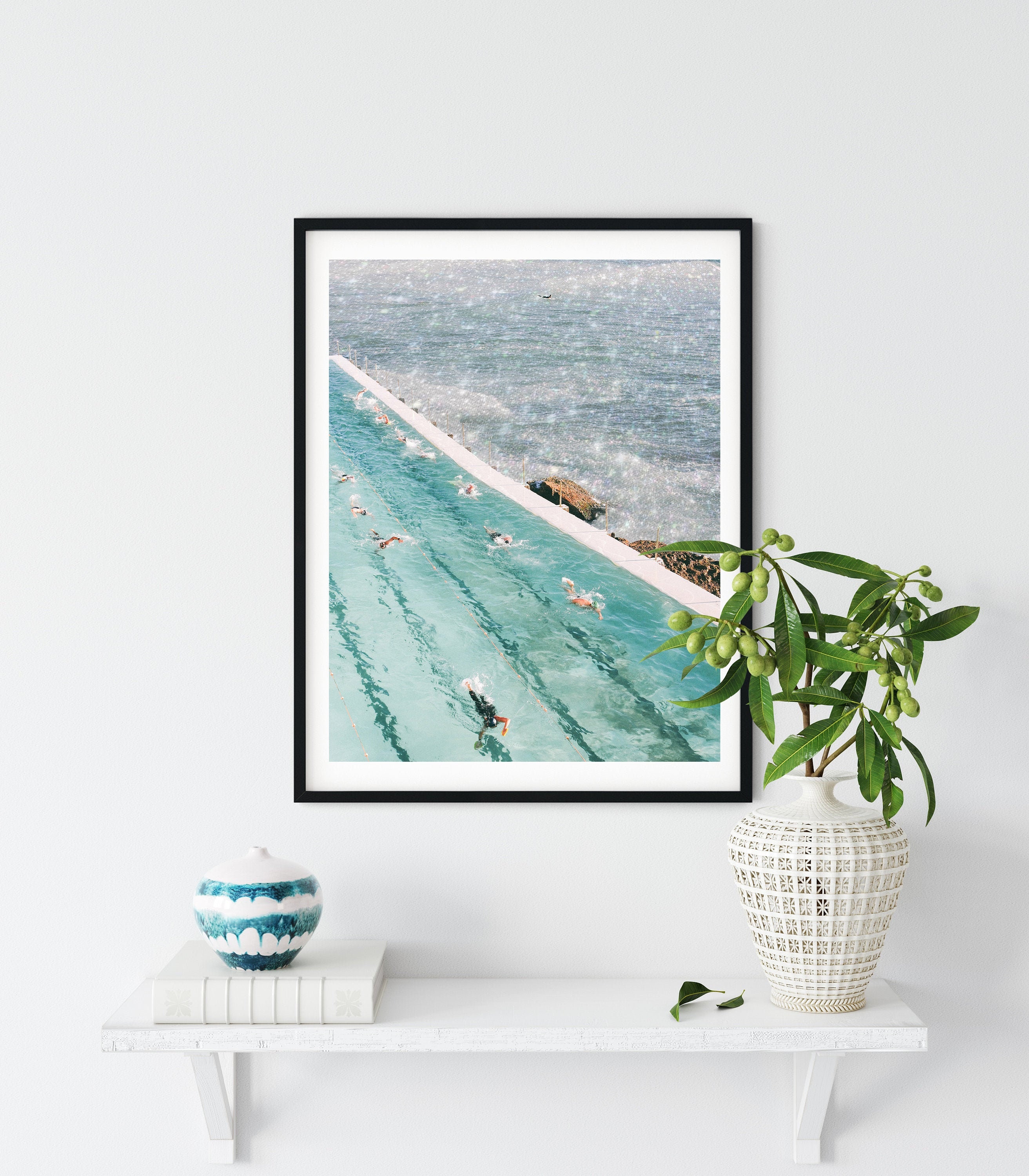 Bondi Beach DIGITAL Wall Art Beach PRINTABLE Glitter | Etsy