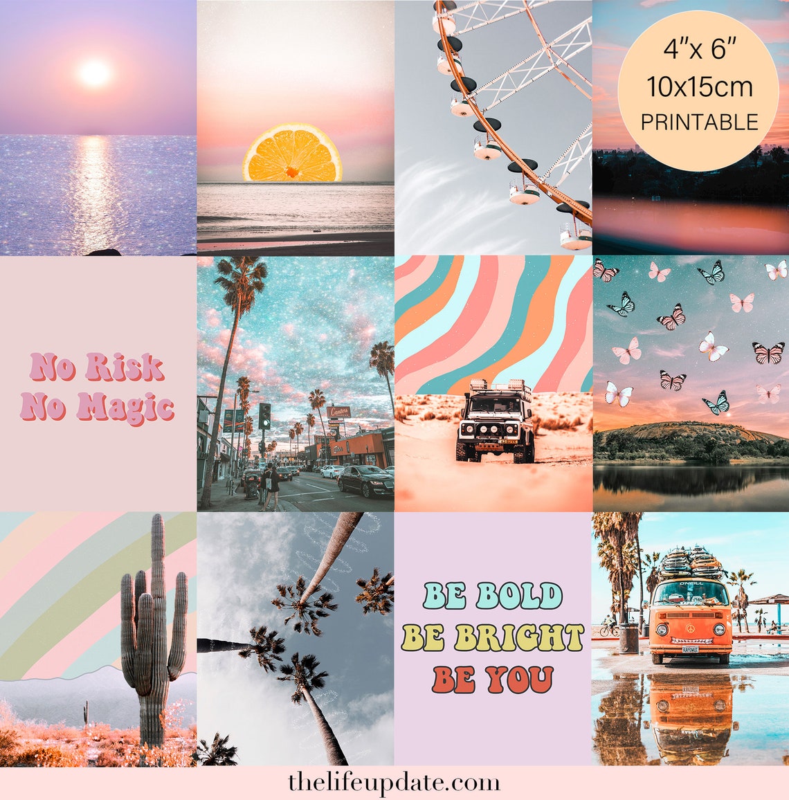 VSCO Wall Collage Kit 100 pcs VSCO Girl Wall Collage VSCO Etsy