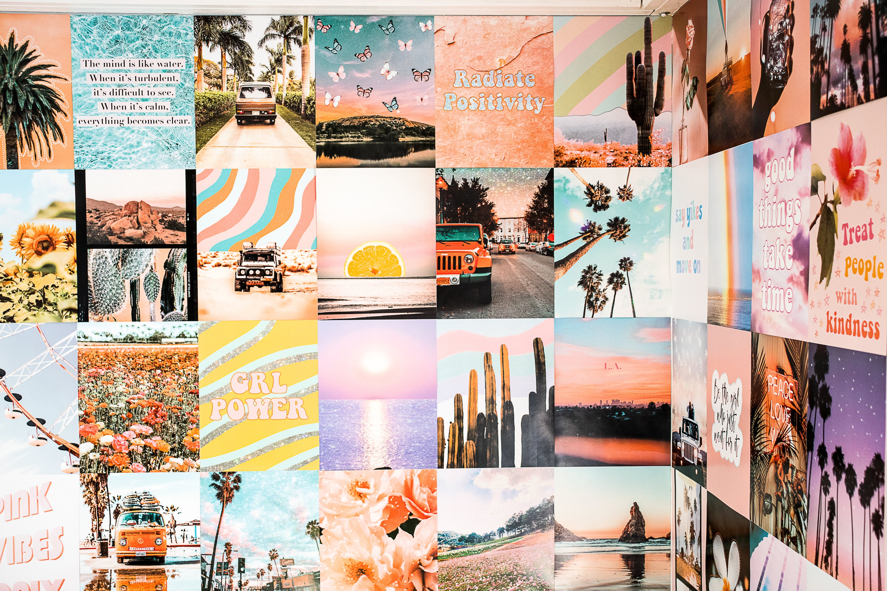 Collage Kit VSCO VSCO Wall Picture Collage VSCO Wall | Etsy