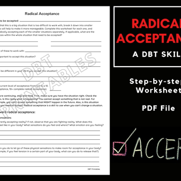 Radical Acceptance Worksheet