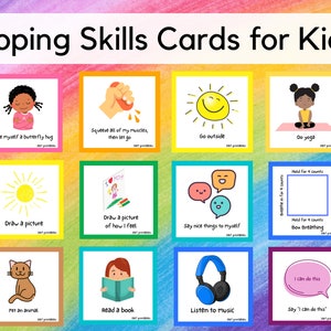 Carte sulle abilità di coping dei bambini/Salute mentale