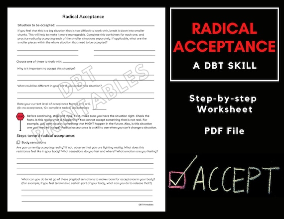 Radical Acceptance Worksheet