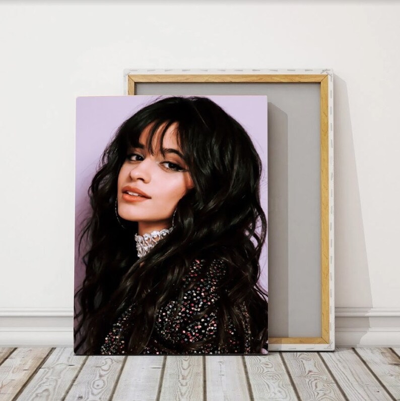 Camila Cabello Poster Canvas Camila Cabello Canvas Singer | Etsy