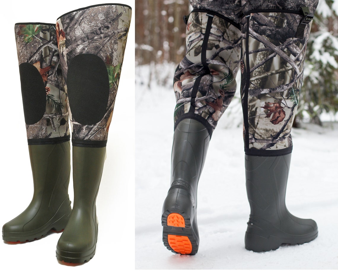 Neoprene Fishing Hunting Hip Waders for Men with Boots for Etsy