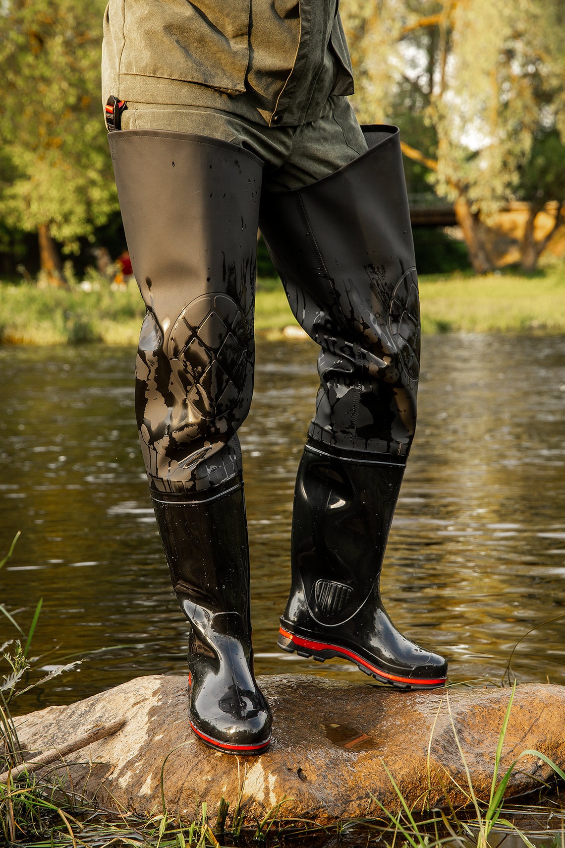 Hip Wader with Boots for Fishing Hunting Farming Gardening Etsy
