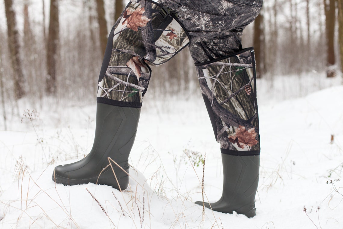 Neoprene Fishing Hunting Hip Waders for Men with Boots for Etsy