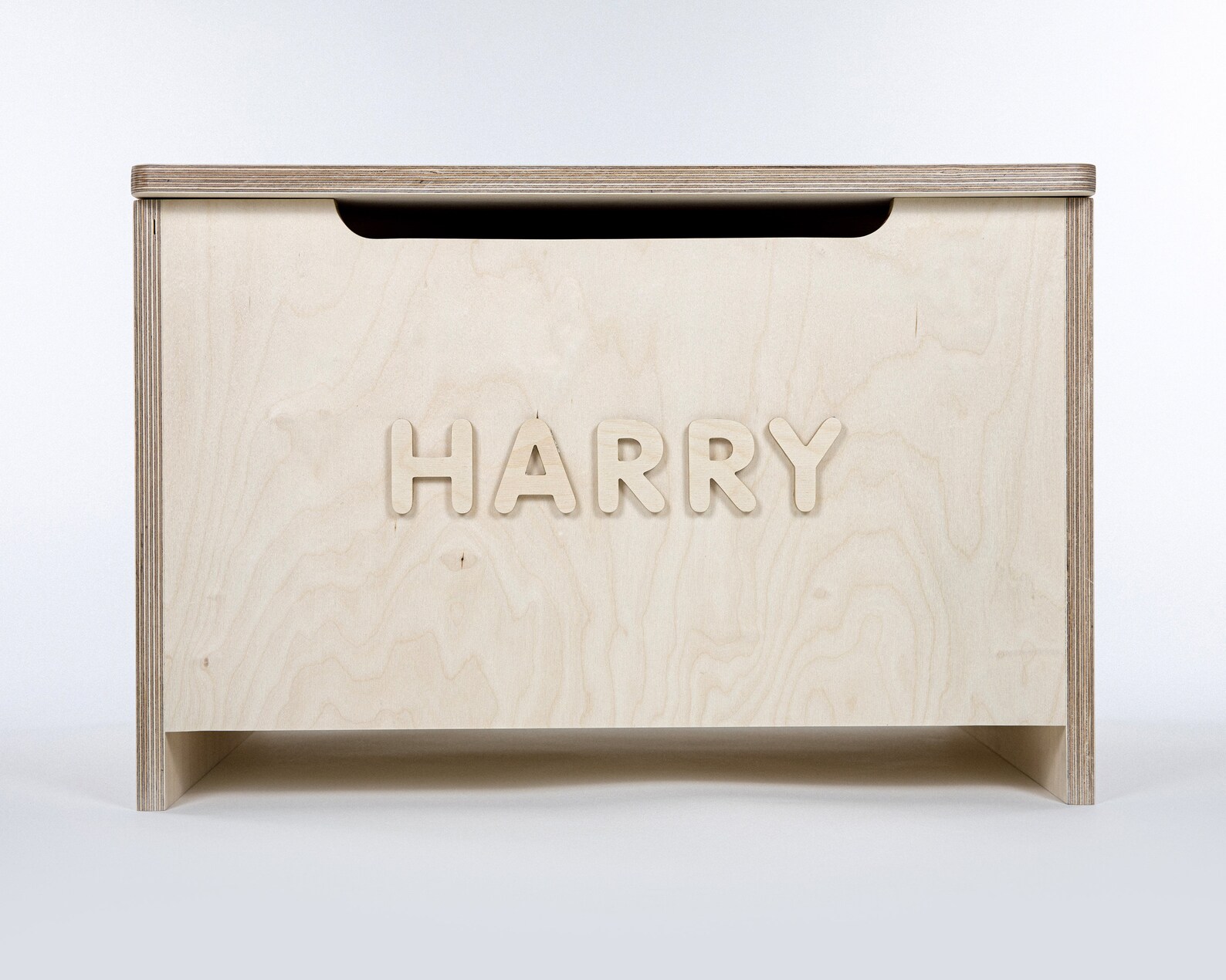 Birch Plywood Toy Chest Scandinavian Style Toy Box Etsy