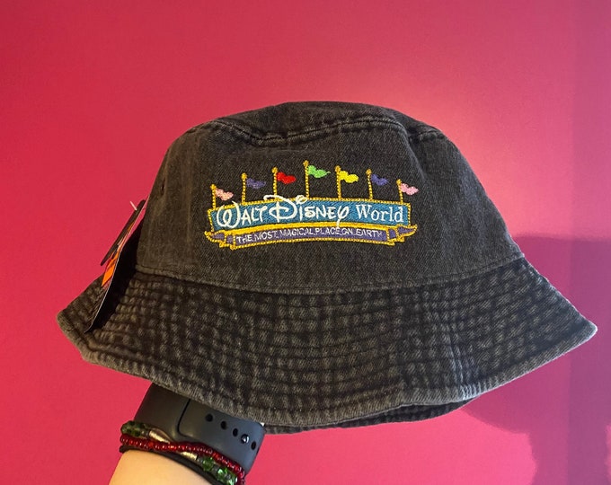 Walt Disney World Bucket Hat Disney Inspired Bucket Hat Disney Bucket Hat Etsy