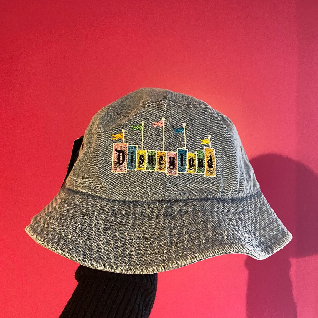 Disneyland Bucket Hat Disney Inspired Bucket Hat Disney Hat Embroidered