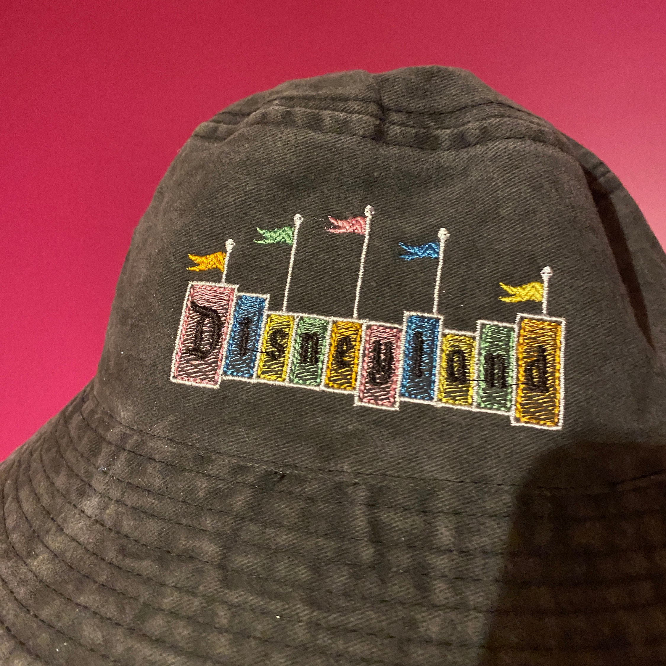 Disneyland Bucket Hat Disney Inspired Bucket Hat Disney Etsy