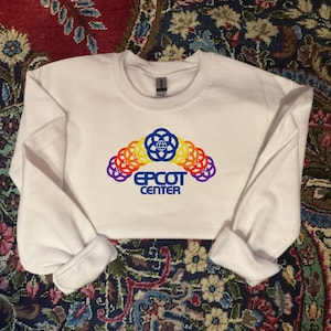 Epcot Center Sweater - Disney Sweater - Disney World Sweater White