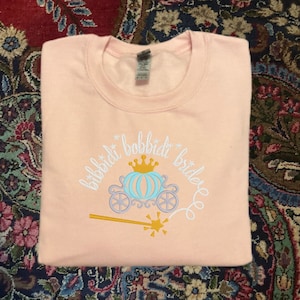 Bibbidi Bobbidi Braut Disney Pullover - Disney Pullover - Disney Braut Pullover - Disney Braut Pullover