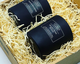 Candle Gift Box Set | 20cl Handmade Soy Wax Vegan Friendly Candles | Festive Gift | Christmas Gift | Candle Gift Set | Birthdays