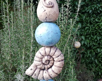 Garden stele stele for garden country style balls ornaments ceramic clay