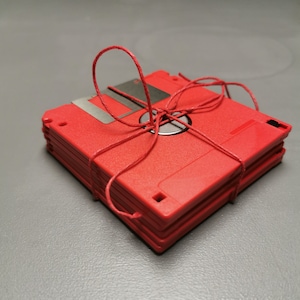 Floppy Disk Coasters (set of 6)
