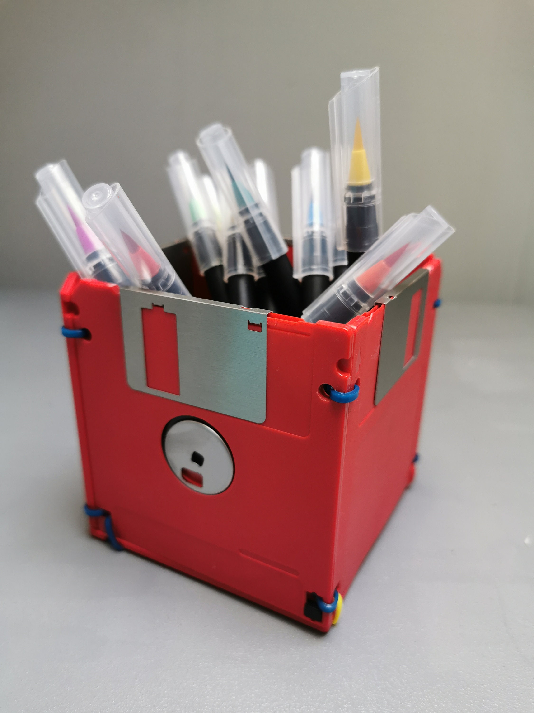 Floppy Disk Pen Holder Etsy