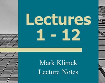 Notes complètes pour les cours 1 à 12 (Mark K)