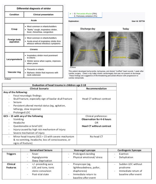 UWORLD Pediatric Notes Charts and Tables 53 Pages of Etsy Australia