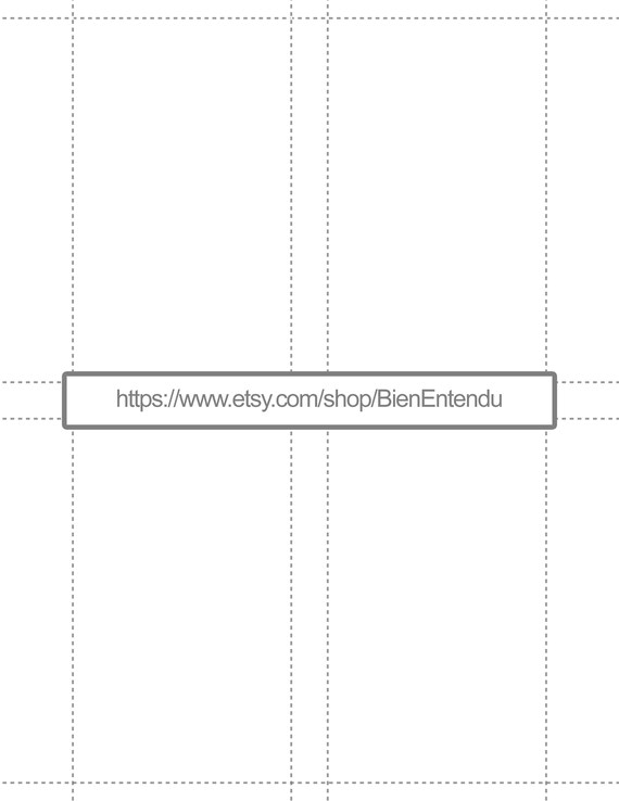 Printable Pdf File For Making 3x5 Inch Index Card Template To Etsy